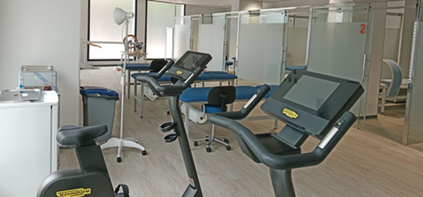 Sala de rehabilitación de Umivale Activa Sevilla centro