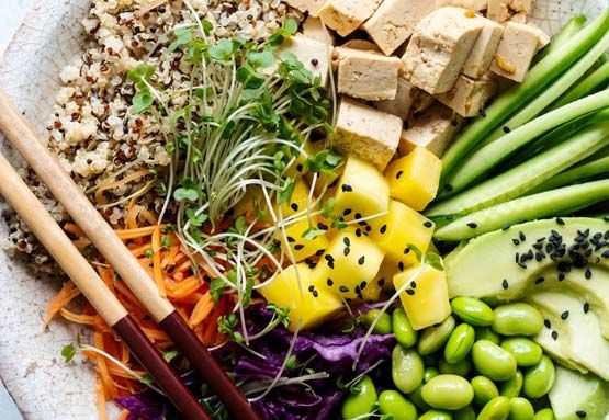 Poke bowl vegano