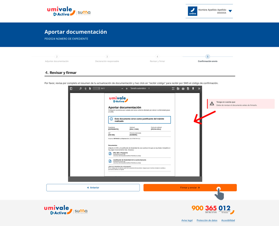 Revisar documentación