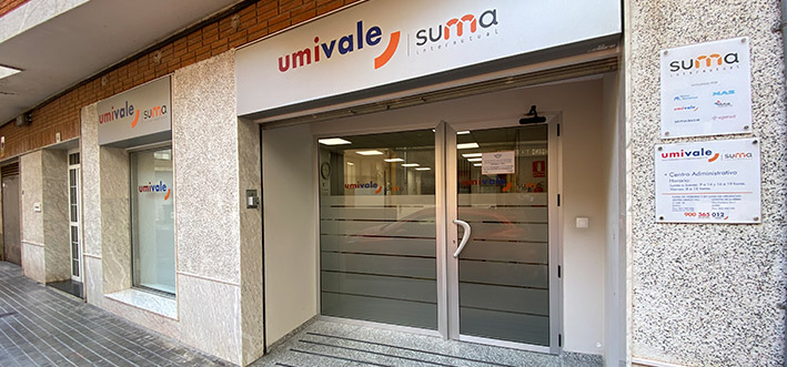Fachada de la delegación de Umivale Activa en la comarca de la Ribera