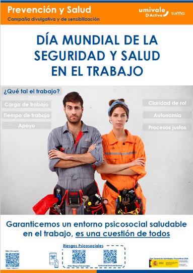 Día Mundial de la Seguridad y Salud en el Trabajo 2026