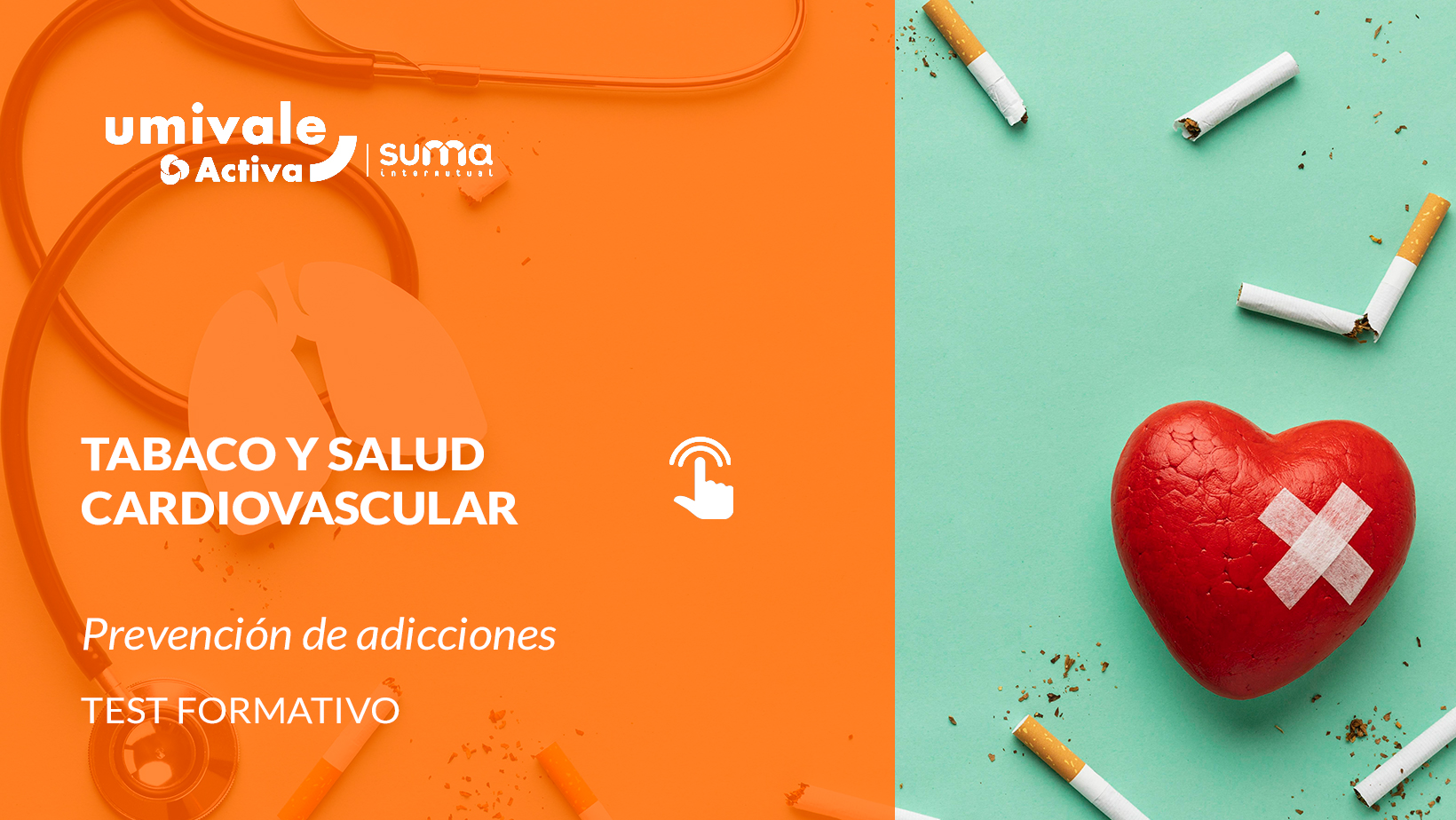 Varios cigarrillos creando la palabra stop