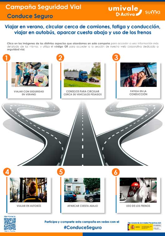 Cartel de la campaña de seguridad vial conduce seguro