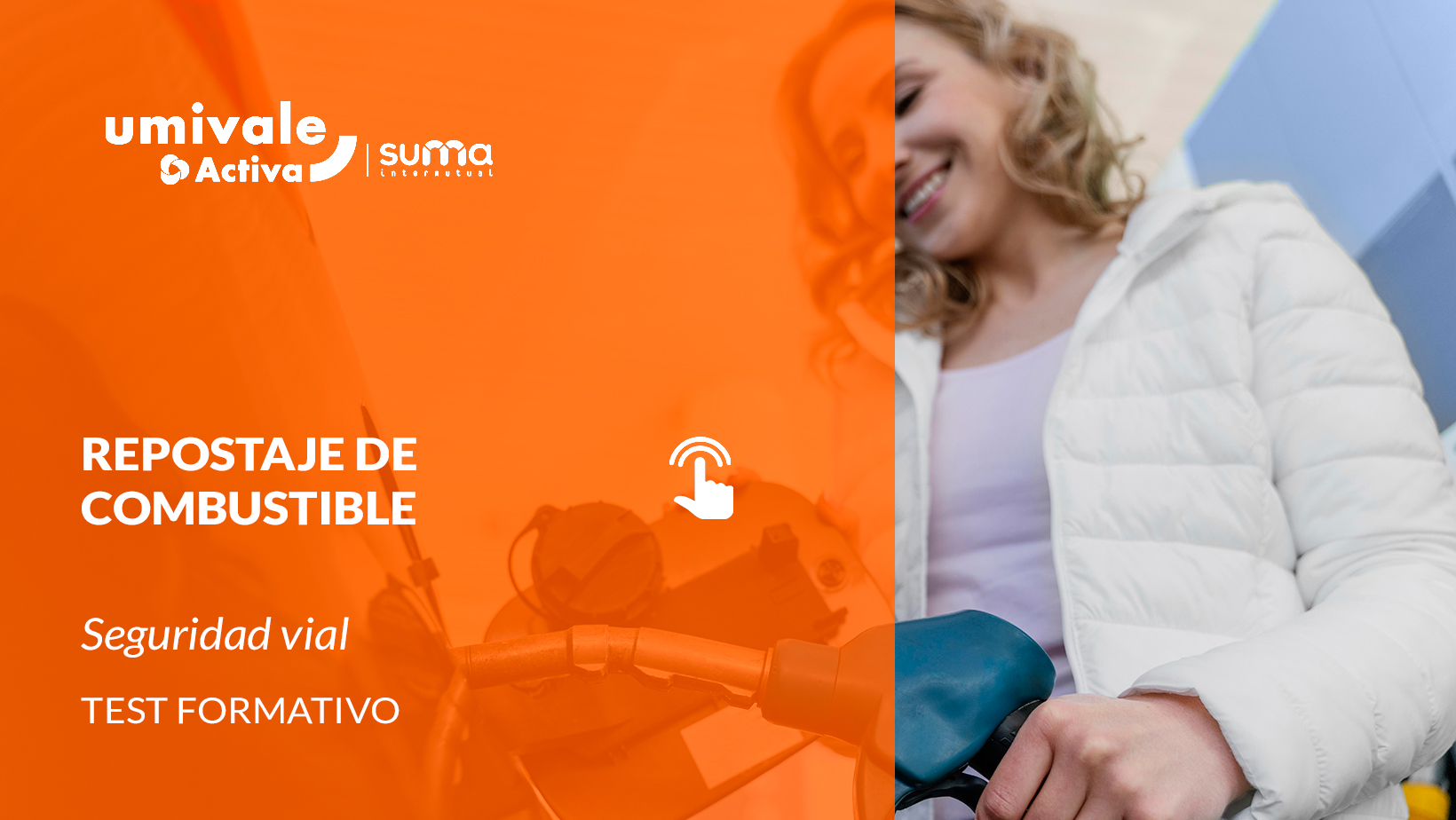 Persona accidentada en motocicleta en la carretera