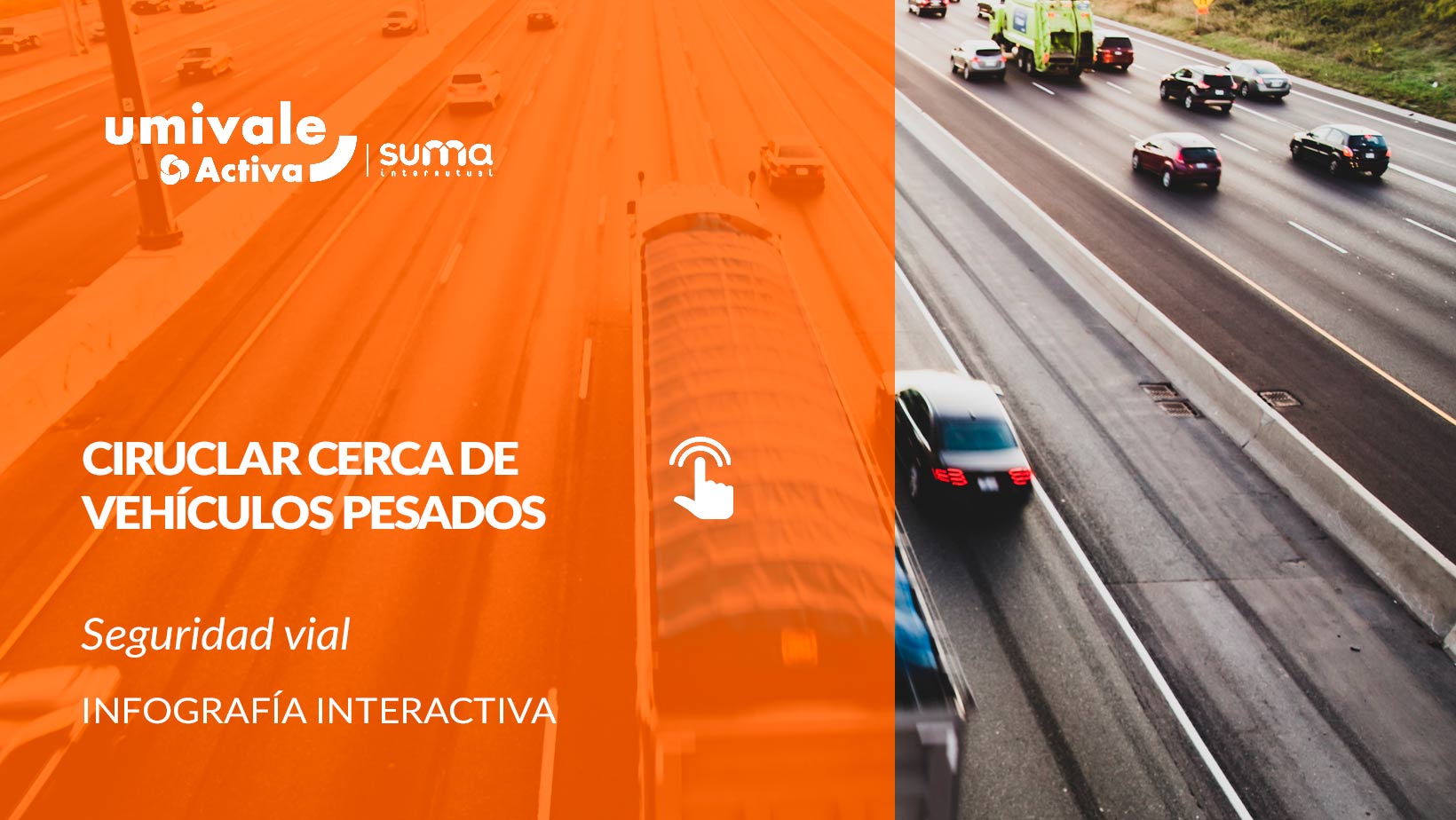 Vehículos circulando en una autovía